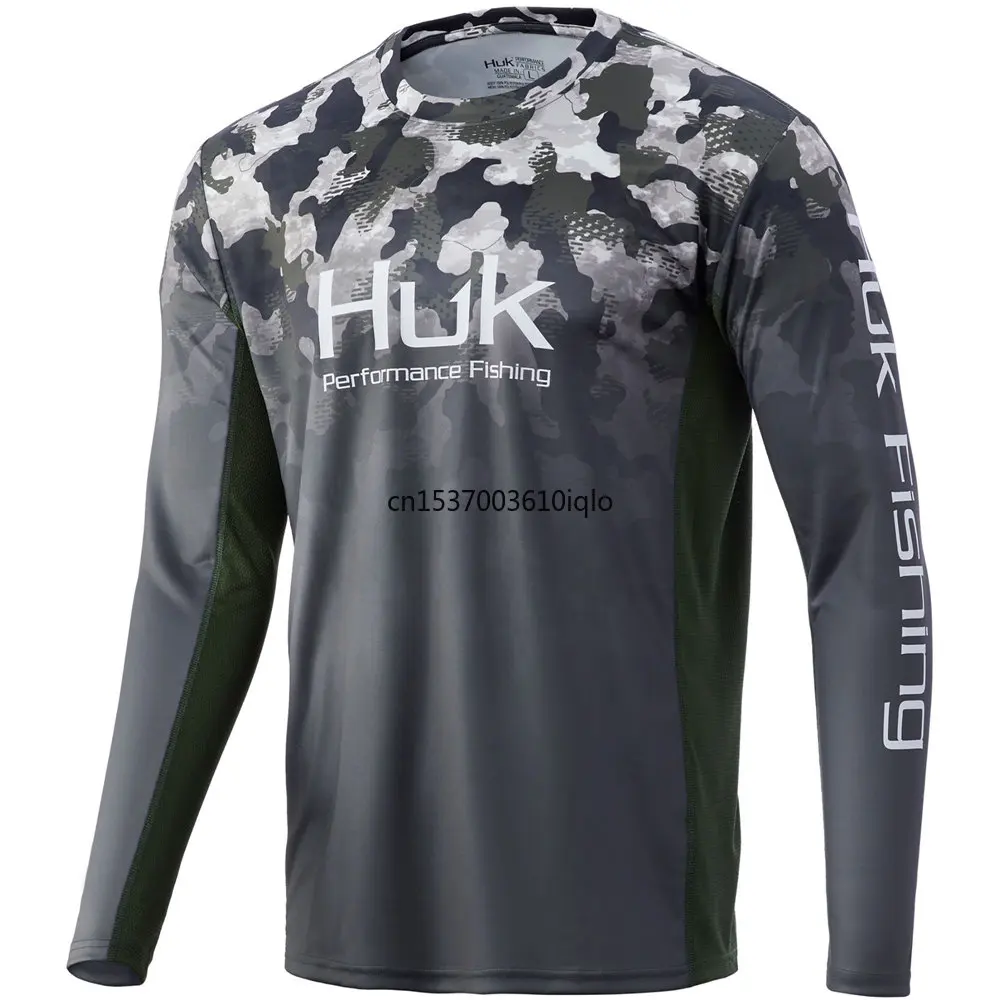 Fishing Shirt Uv Protection - HUK Man's Long Sleeve Fishing Shirts