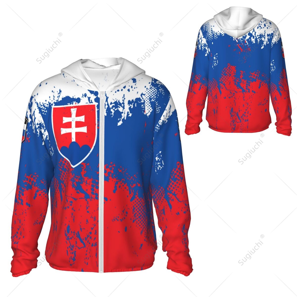 Slovakia Flag Sun Protection H - Fishing Hoodie recensie en prijs