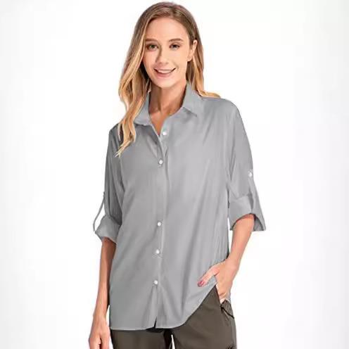 Women's Long Sleeve Sun Protec - Fishing Shirt Uv Protection recensie en prijs