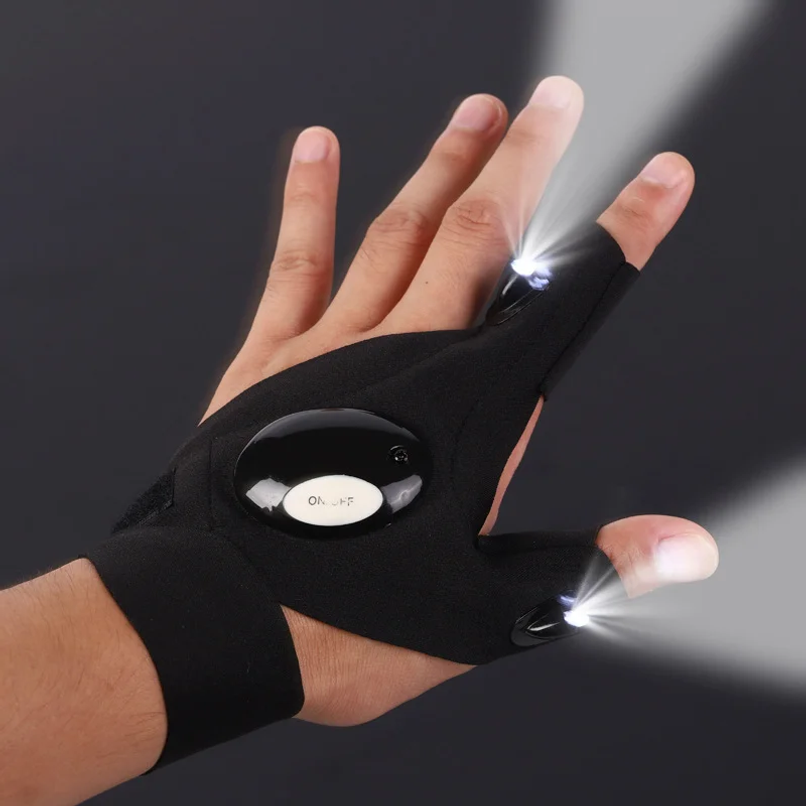 LED Half Finger Glove for Men  - Fishing Gloves recensie en prijs