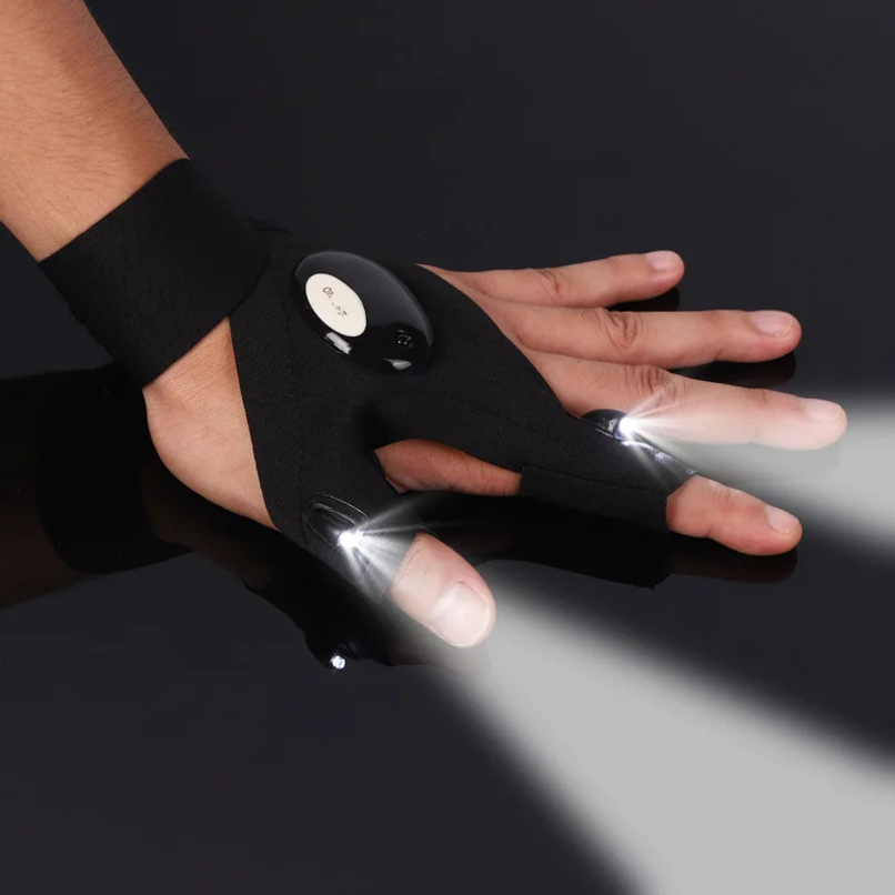 LED Half Finger Glove for Men  - Fishing Gloves recensie en prijs