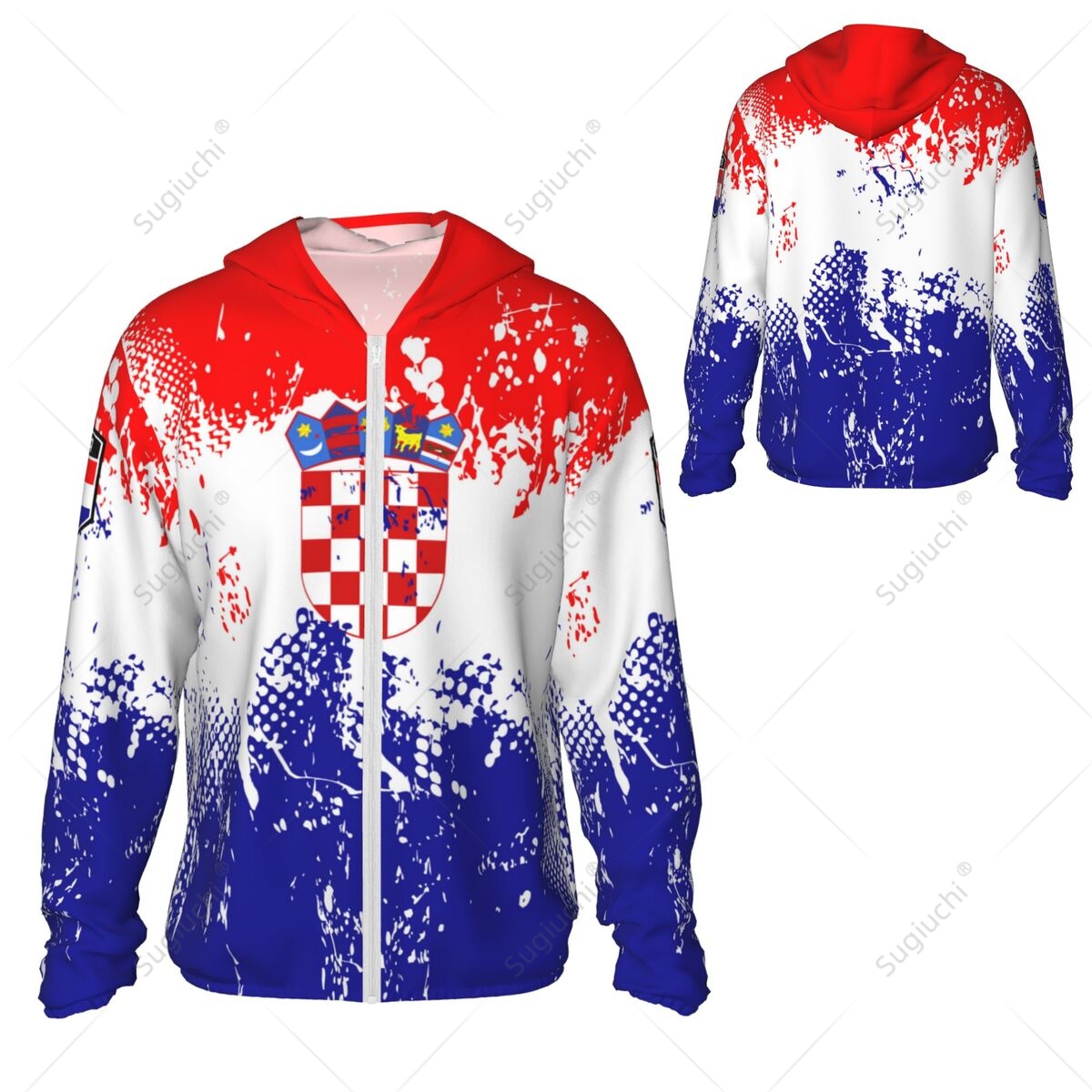Croatia Flag Sun Protection Ho - Fishing Hoodie recensie en prijs