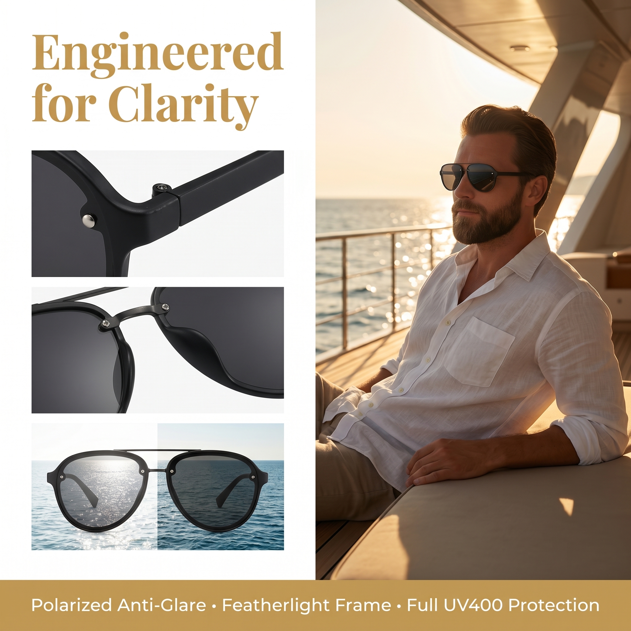CHALK Polarized Men's Sunglass - Fishing Sunglasses Polarized recensie en prijs
