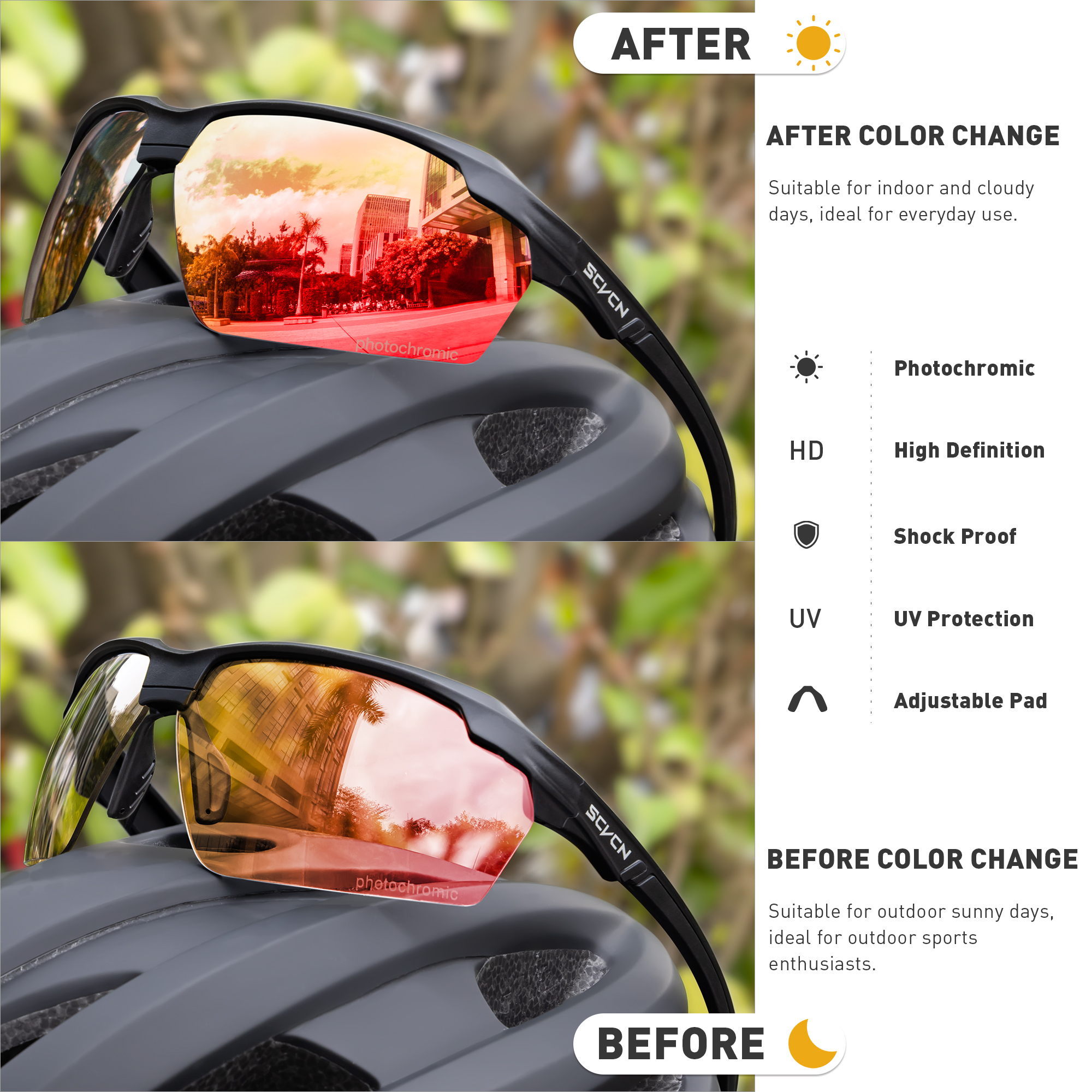 SCVCN Camping Goggles Women Sp - Fishing Sunglasses Polarized recensie en prijs