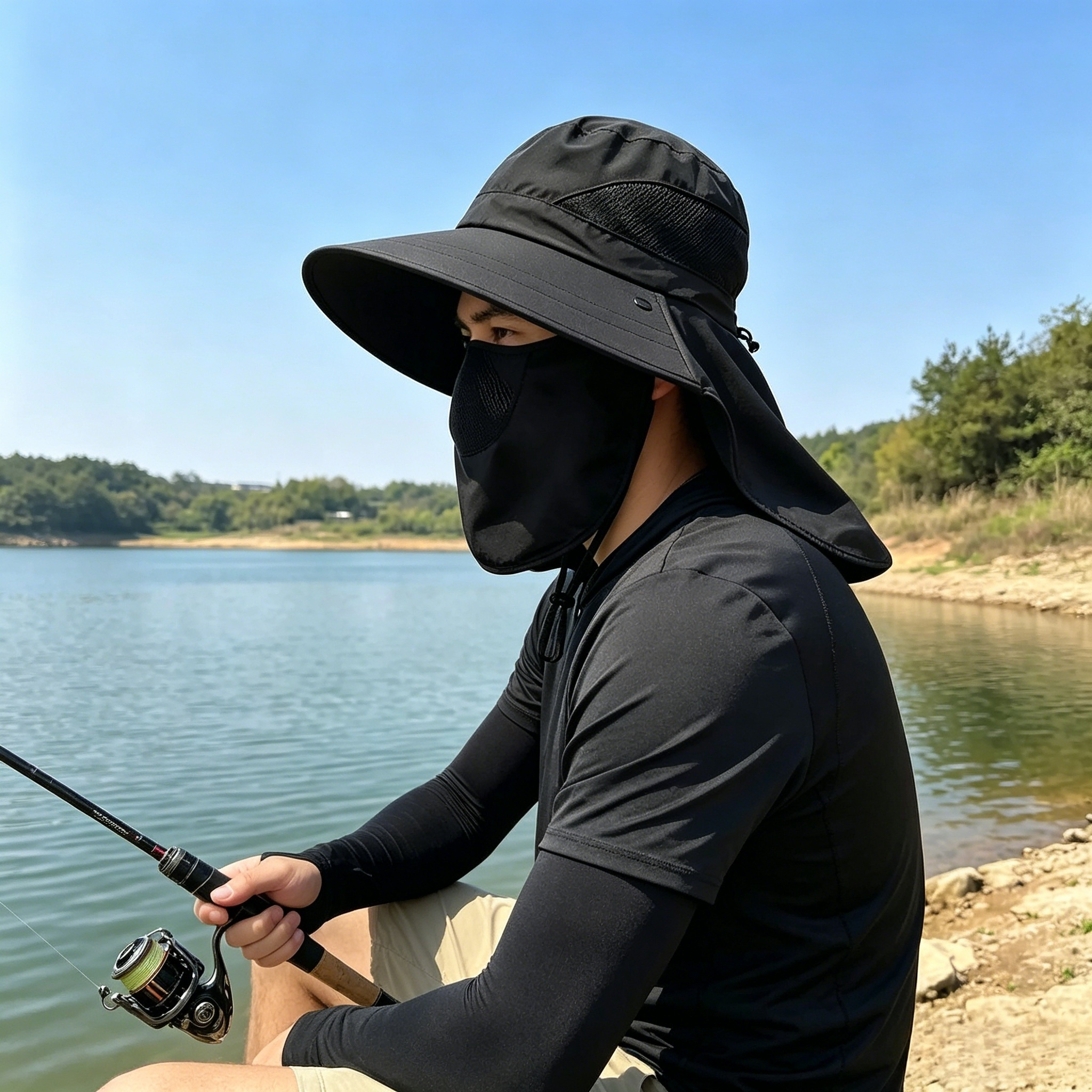 Full Face Neck Coverage Sun Ha - Fishing Hat recensie en prijs
