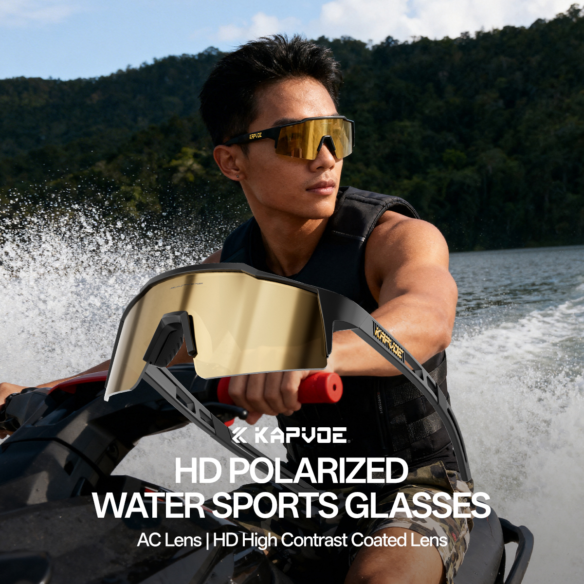 KAPVOE UV400 Anti-glare Surfin - Fishing Sunglasses Polarized recensie en prijs