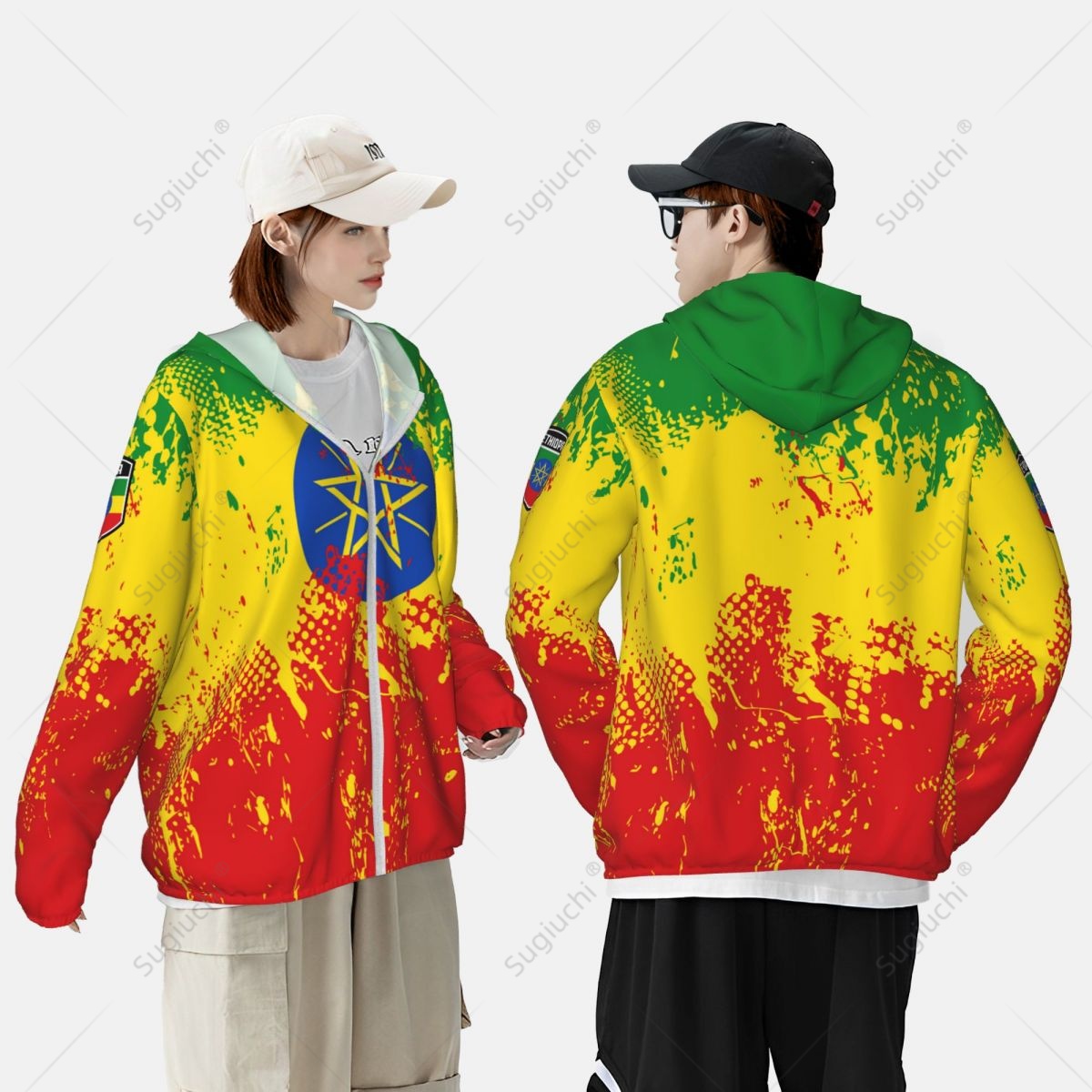 Ethiopia Flag Sun Protection H - Fishing Hoodie recensie en prijs