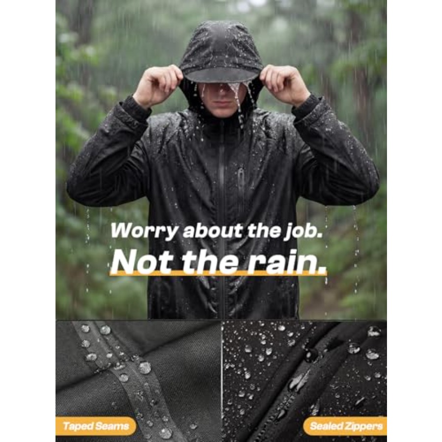 Men's Waterproof Rain Gear 2pc - Fishing Rain Suit recensie en prijs
