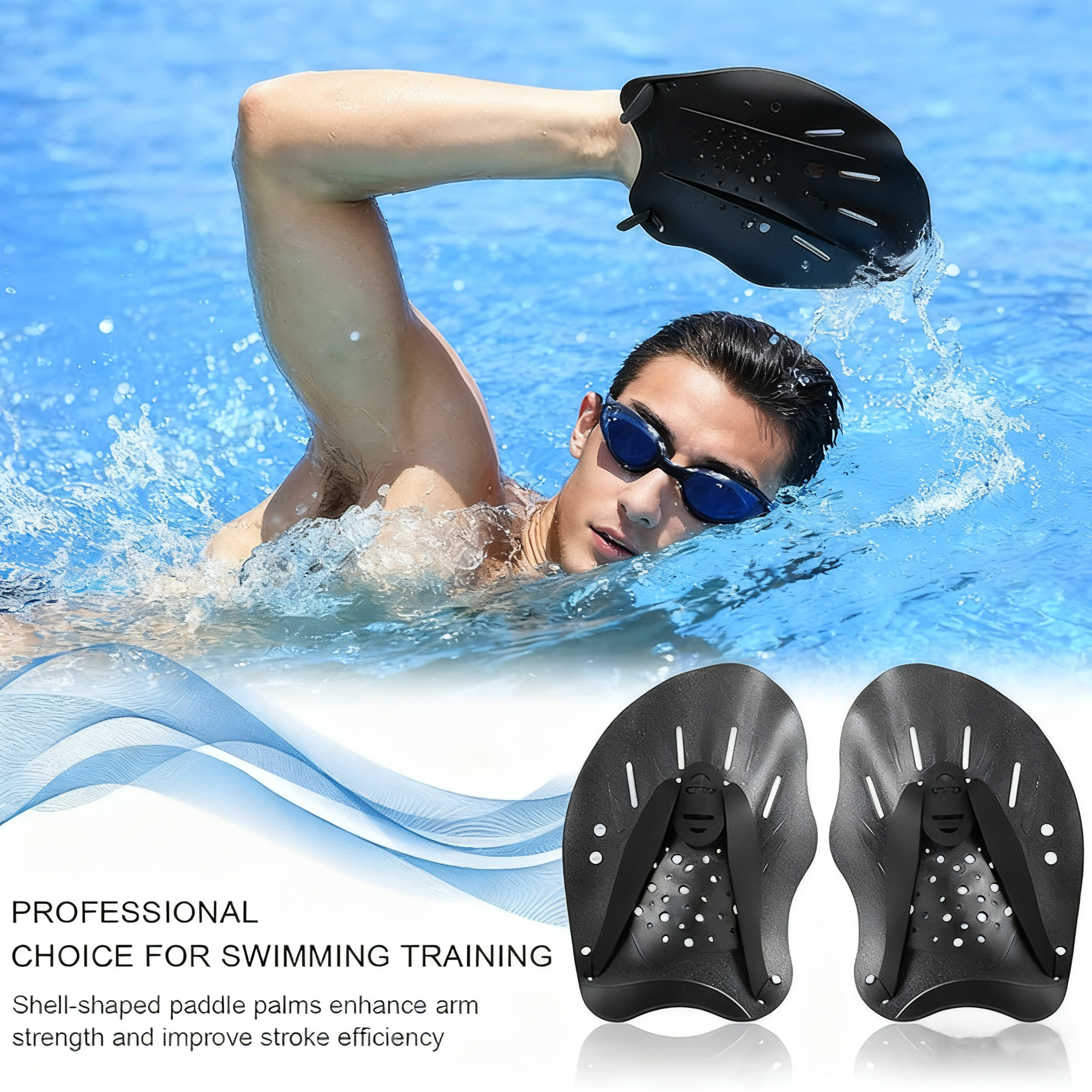 Adjustable Swimming Hand Paddl - Fishing Gloves recensie en prijs
