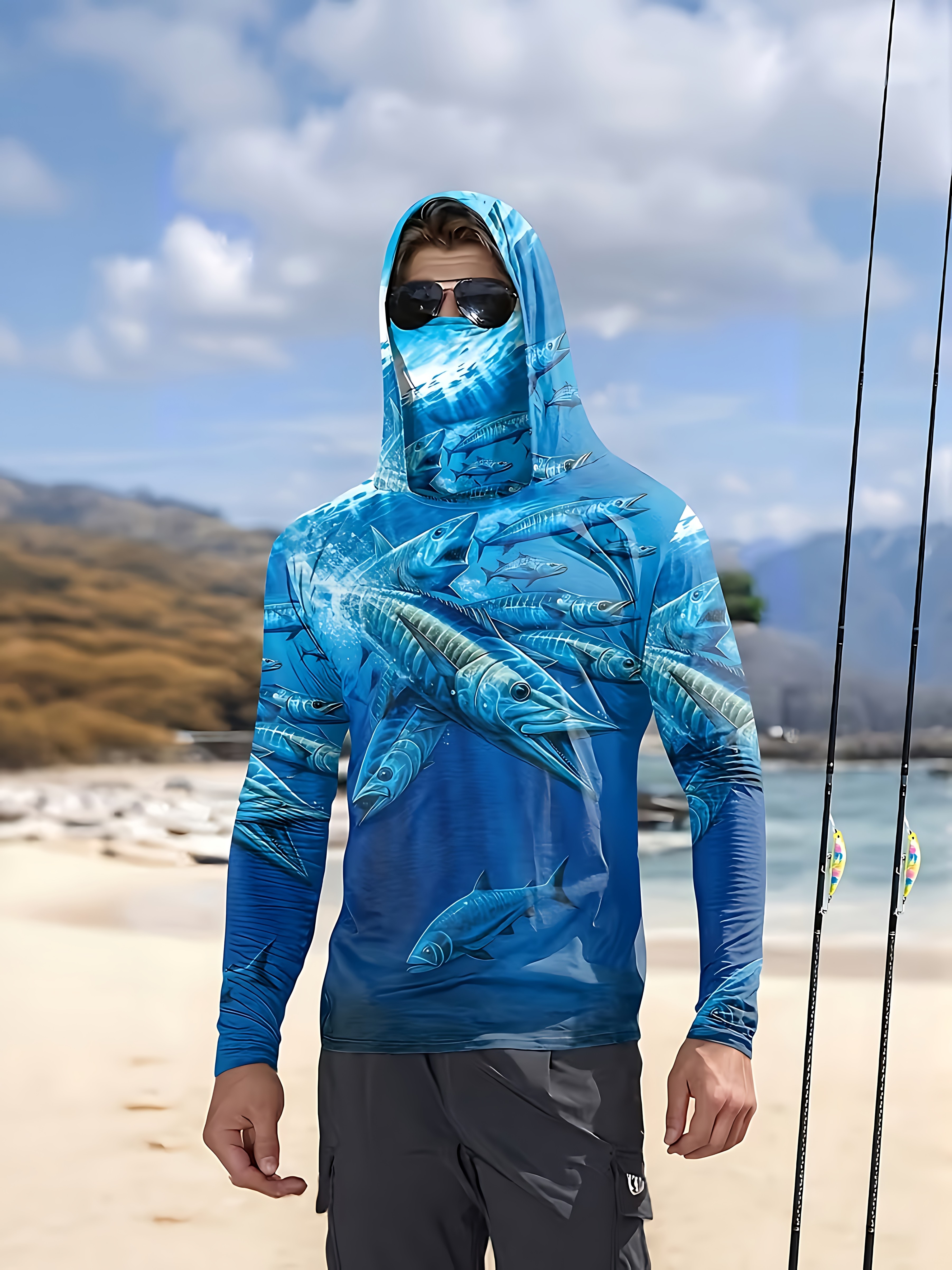 Fishing Shirt Hooded Men Fishi - Fishing Hoodie recensie en prijs