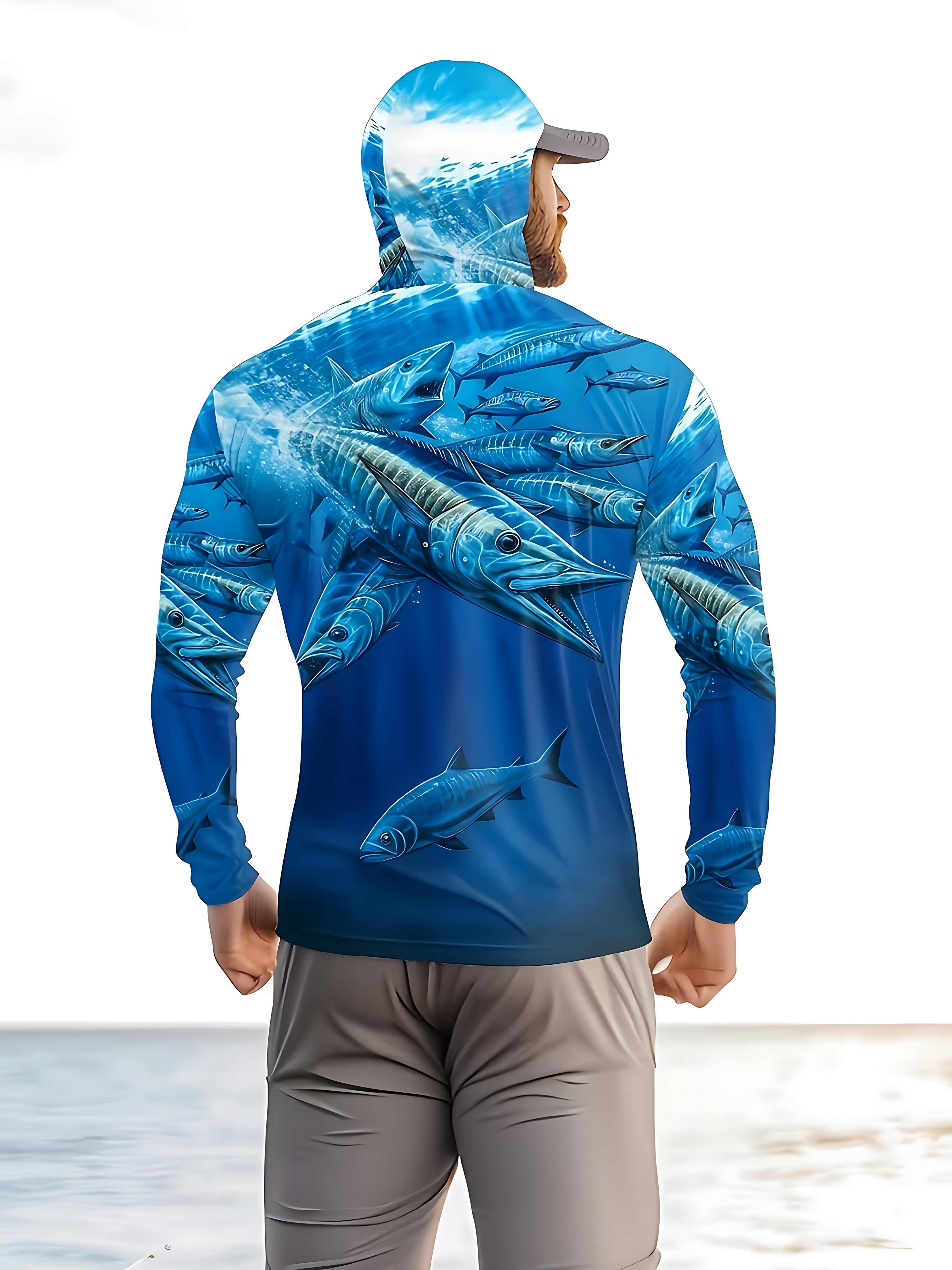 Fishing Shirt Hooded Men Fishi - Fishing Hoodie recensie en prijs