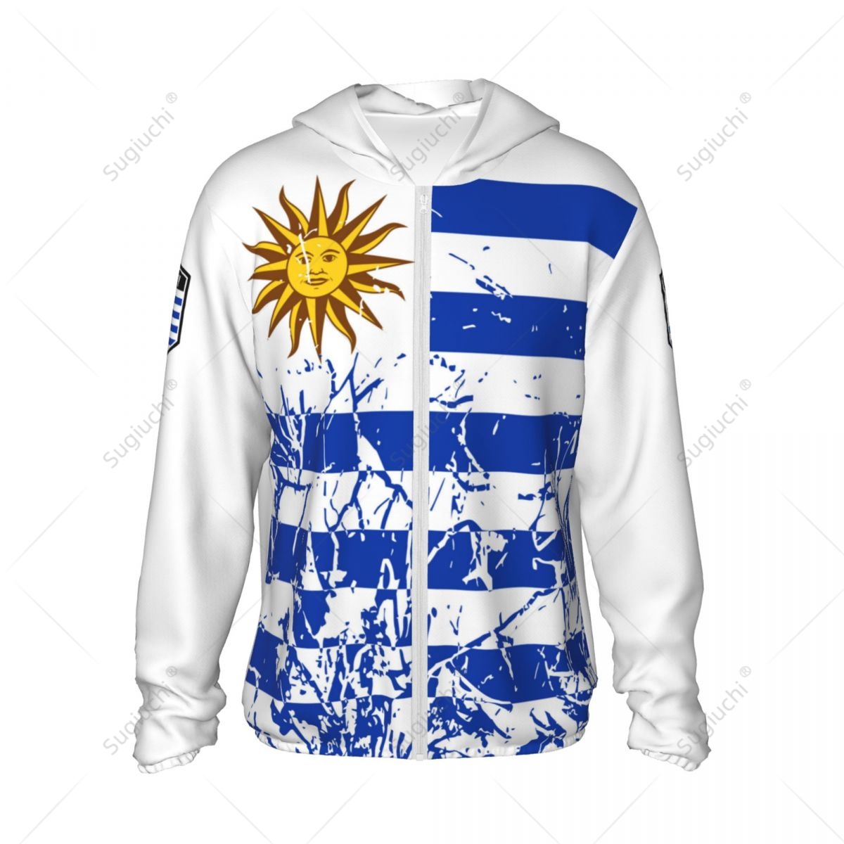 Uruguay Flag Sun Protection Ho - Fishing Hoodie recensie en prijs