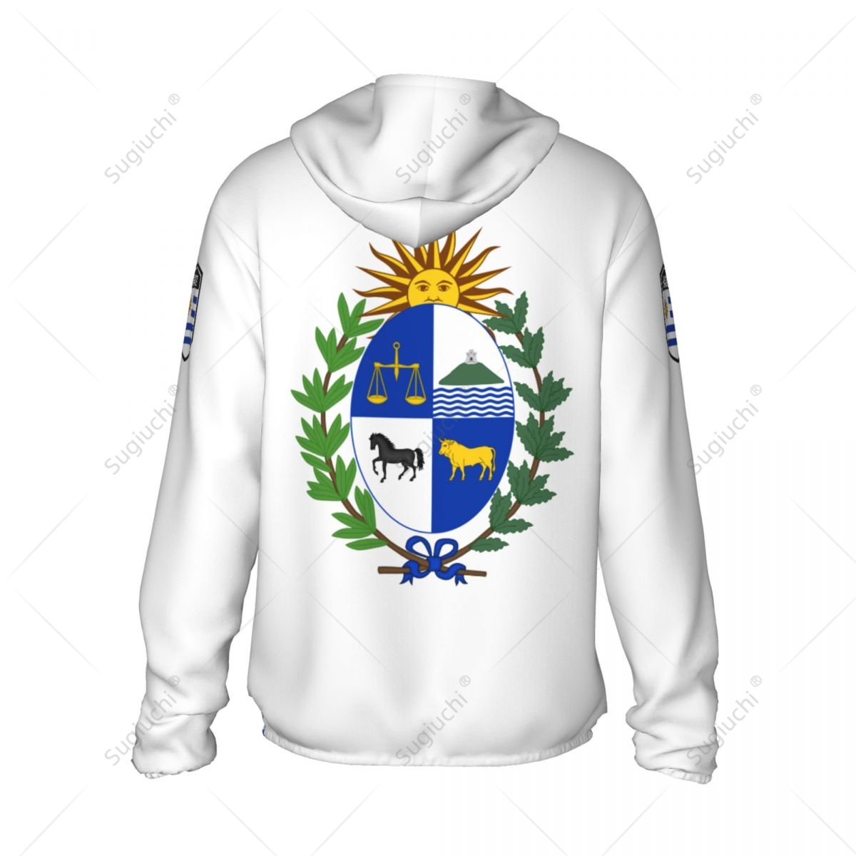 Uruguay Flag Sun Protection Ho - Fishing Hoodie recensie en prijs