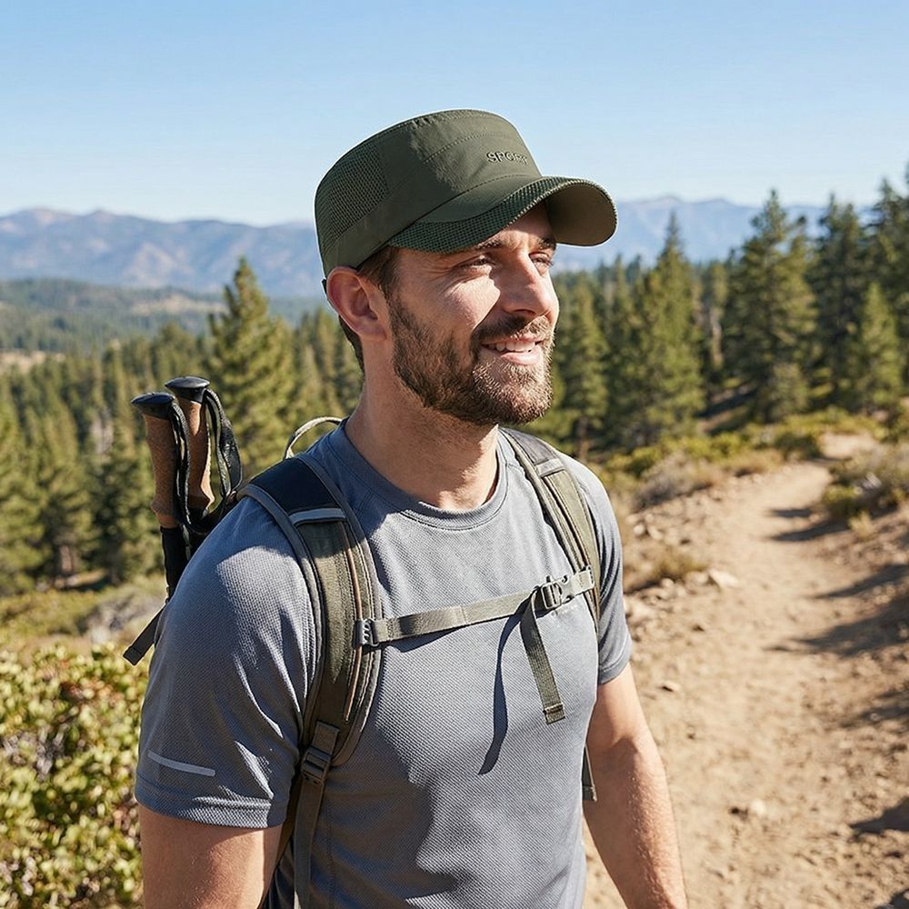 New Adjustable Flat Top Cap Su - Fishing Hat recensie en prijs