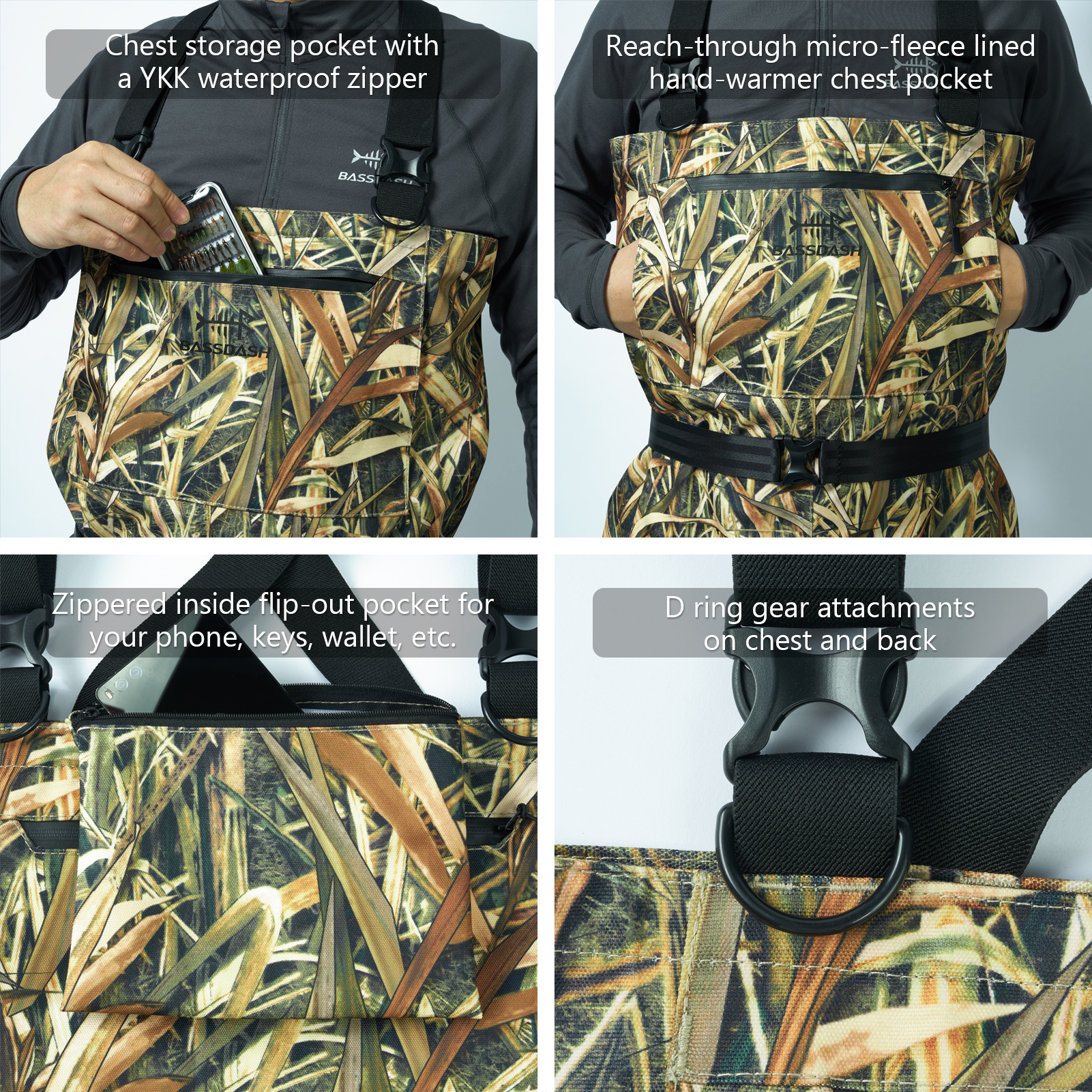 BASSDASH Men Women Boot Foot W - Fishing Waders recensie en prijs