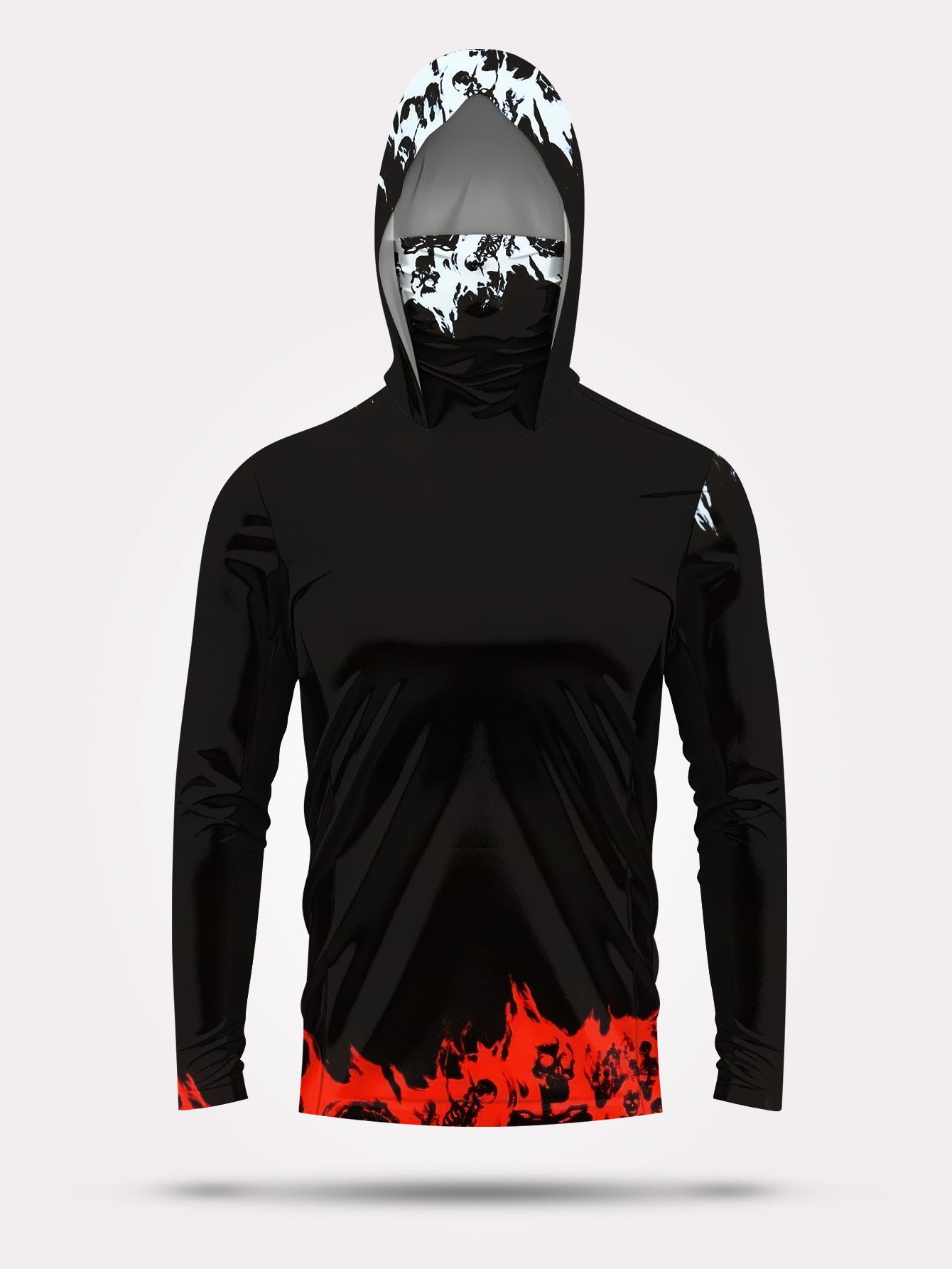 Men Hood Fishing Shirt long sl - Fishing Shirt Uv Protection recensie en prijs