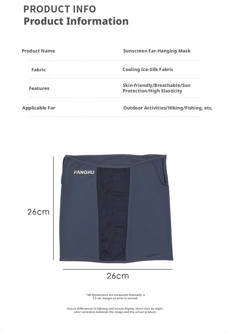 1 piece of summer ice silk ant - Fishing Mask Sun Protection recensie en prijs