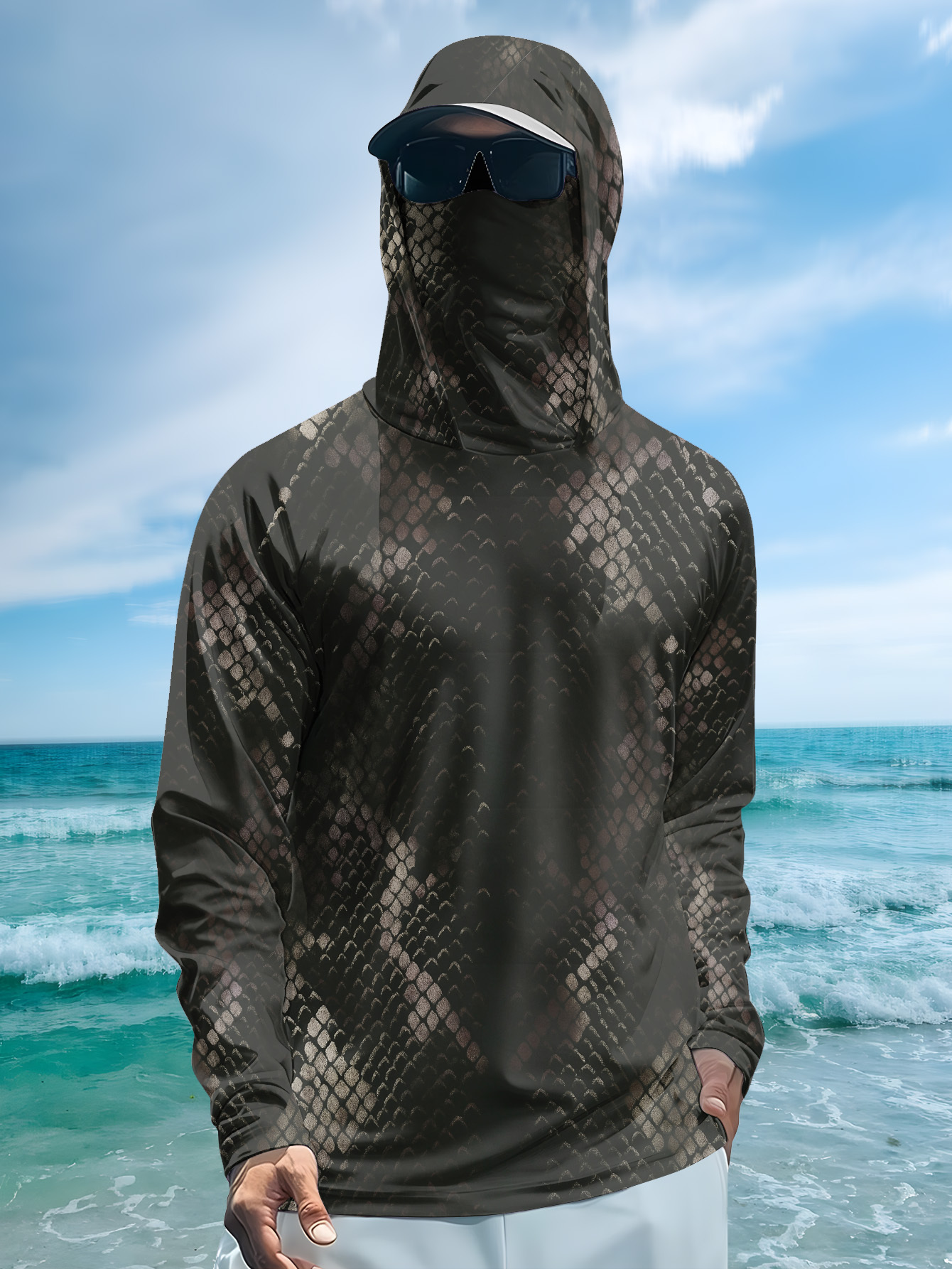 Men's Fishing Hooded Long-Slee - Fishing Hoodie recensie en prijs