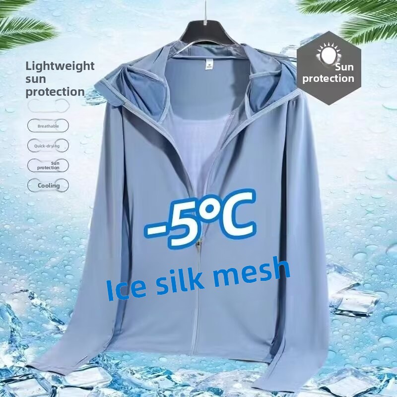 Ice Silk Men's Summer Thin Air - Fishing Shirt Uv Protection recensie en prijs
