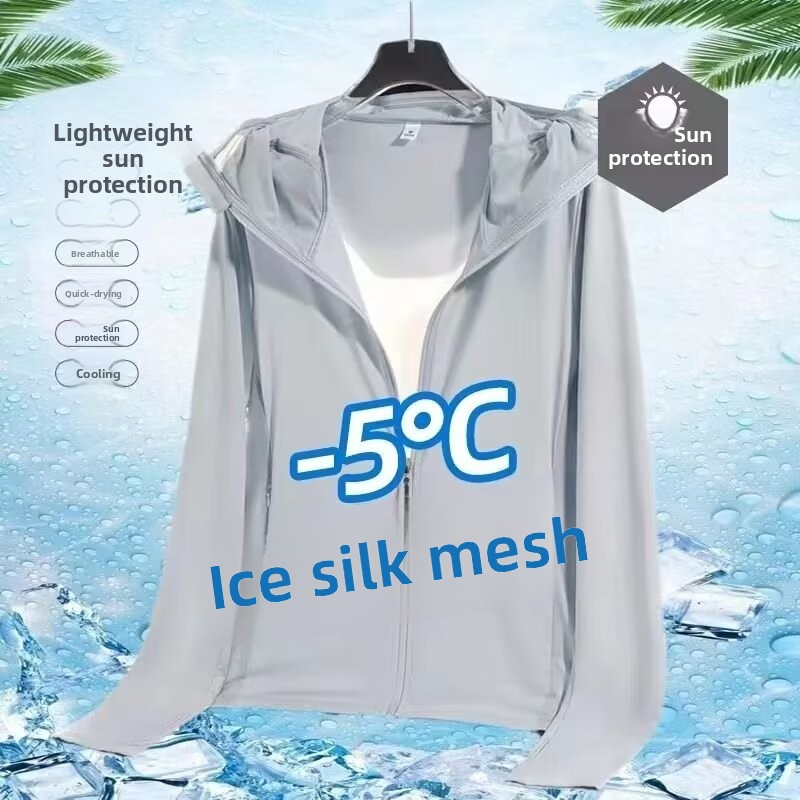 Ice Silk Men's Summer Thin Air - Fishing Shirt Uv Protection recensie en prijs
