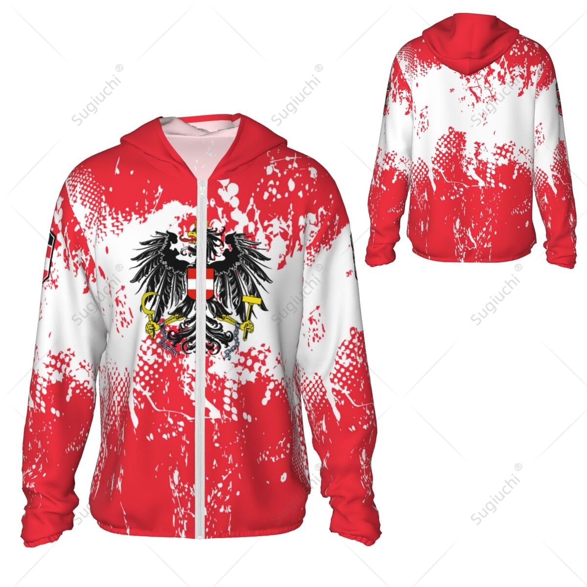 Austria Flag Sun Protection Ho - Fishing Hoodie recensie en prijs