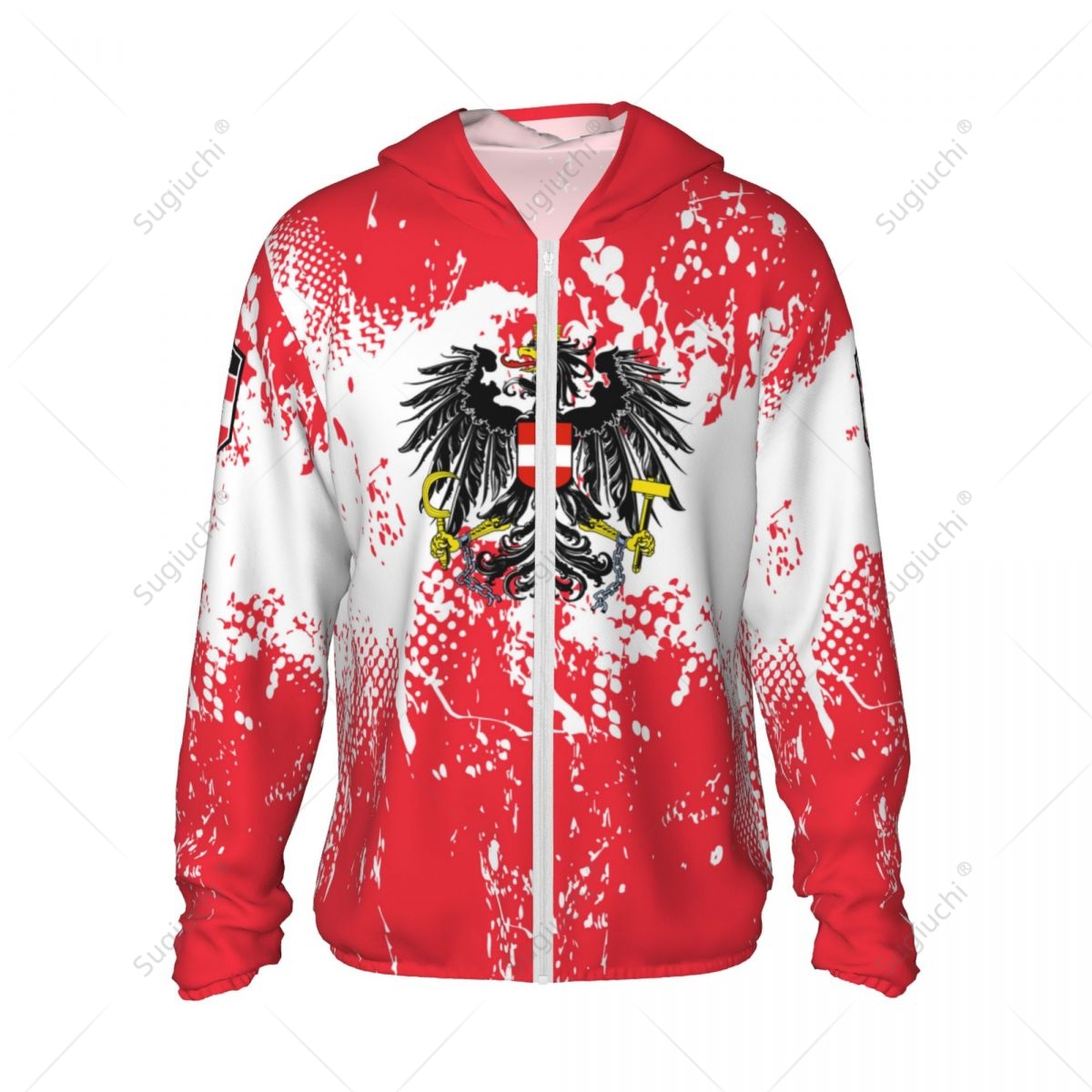 Austria Flag Sun Protection Ho - Fishing Hoodie recensie en prijs