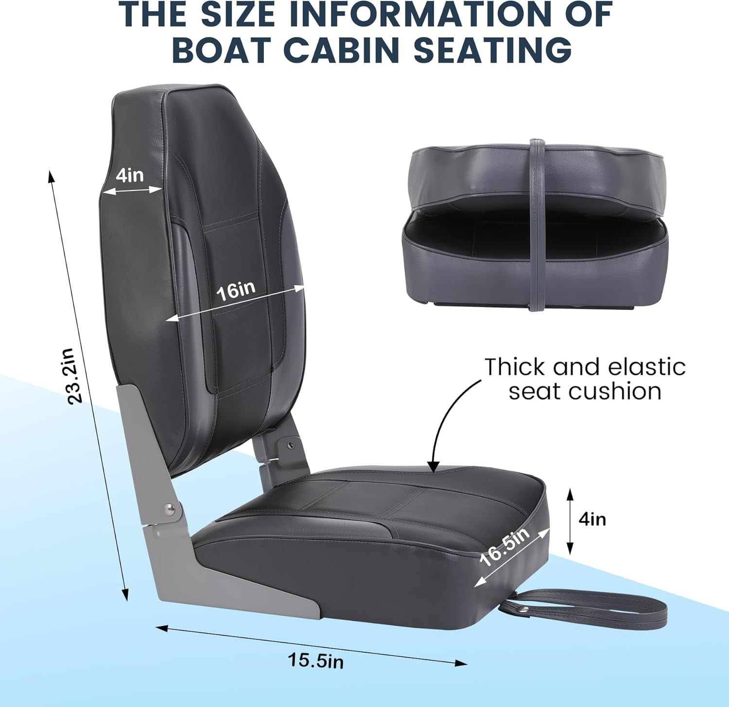 2 Pack Folding Boat Seats, Hig - Fishing Backpack recensie en prijs