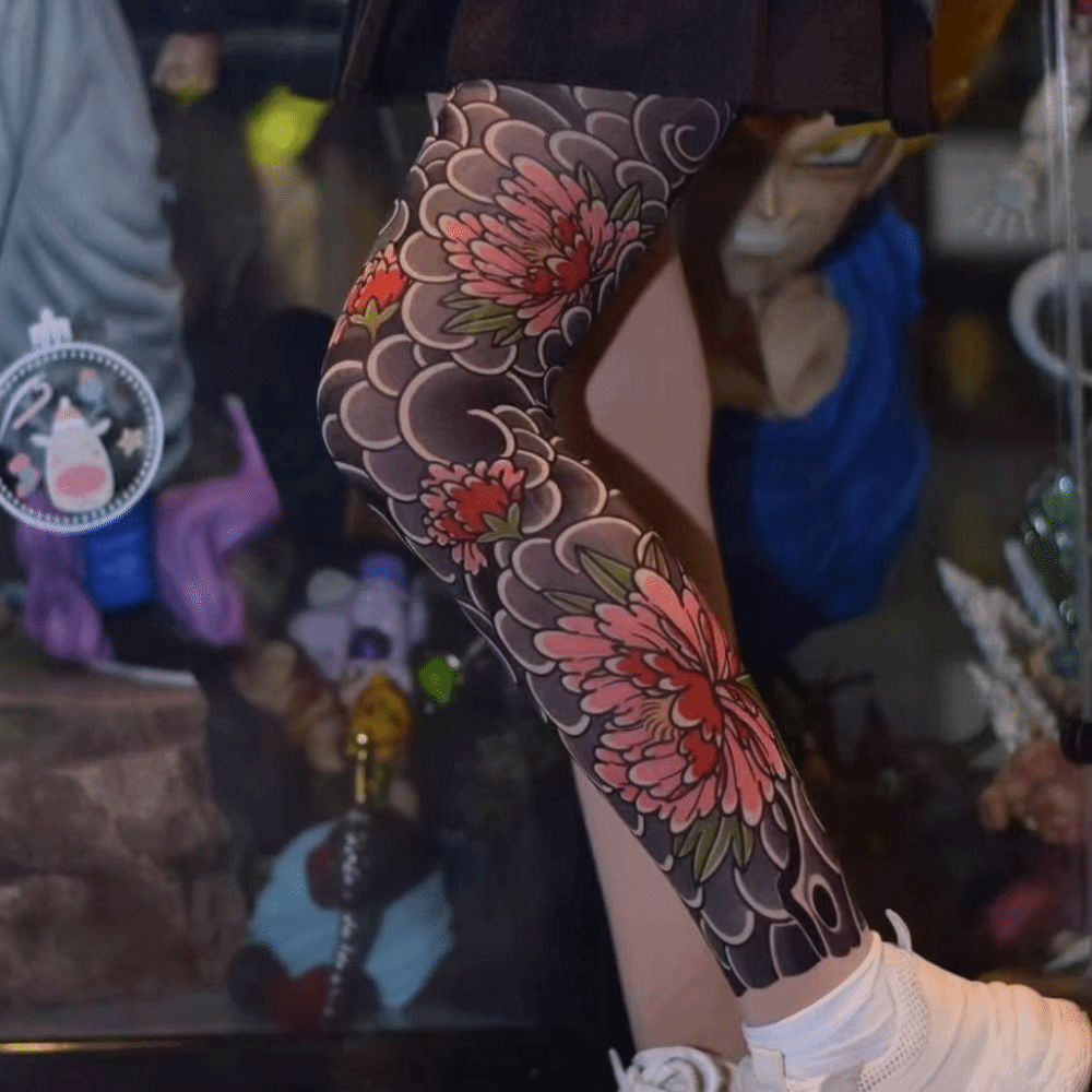 New Full Leg Fake Tattoo Socks - Fishing Socks recensie en prijs