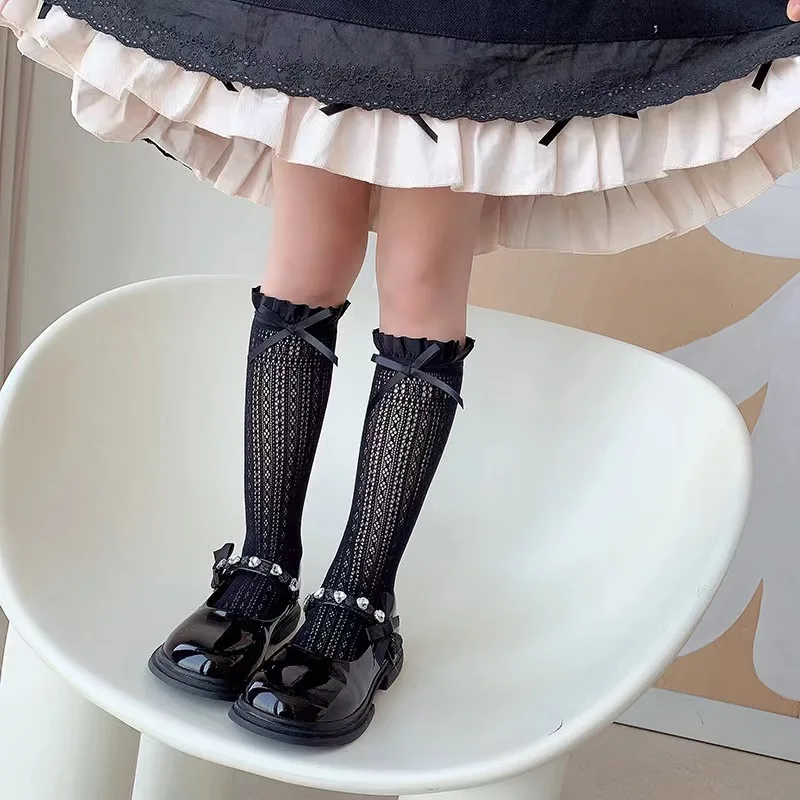 Girls Long Tube Lace Stockings - Fishing Socks recensie en prijs