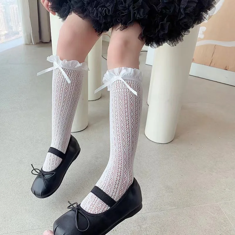Girls Long Tube Lace Stockings - Fishing Socks recensie en prijs