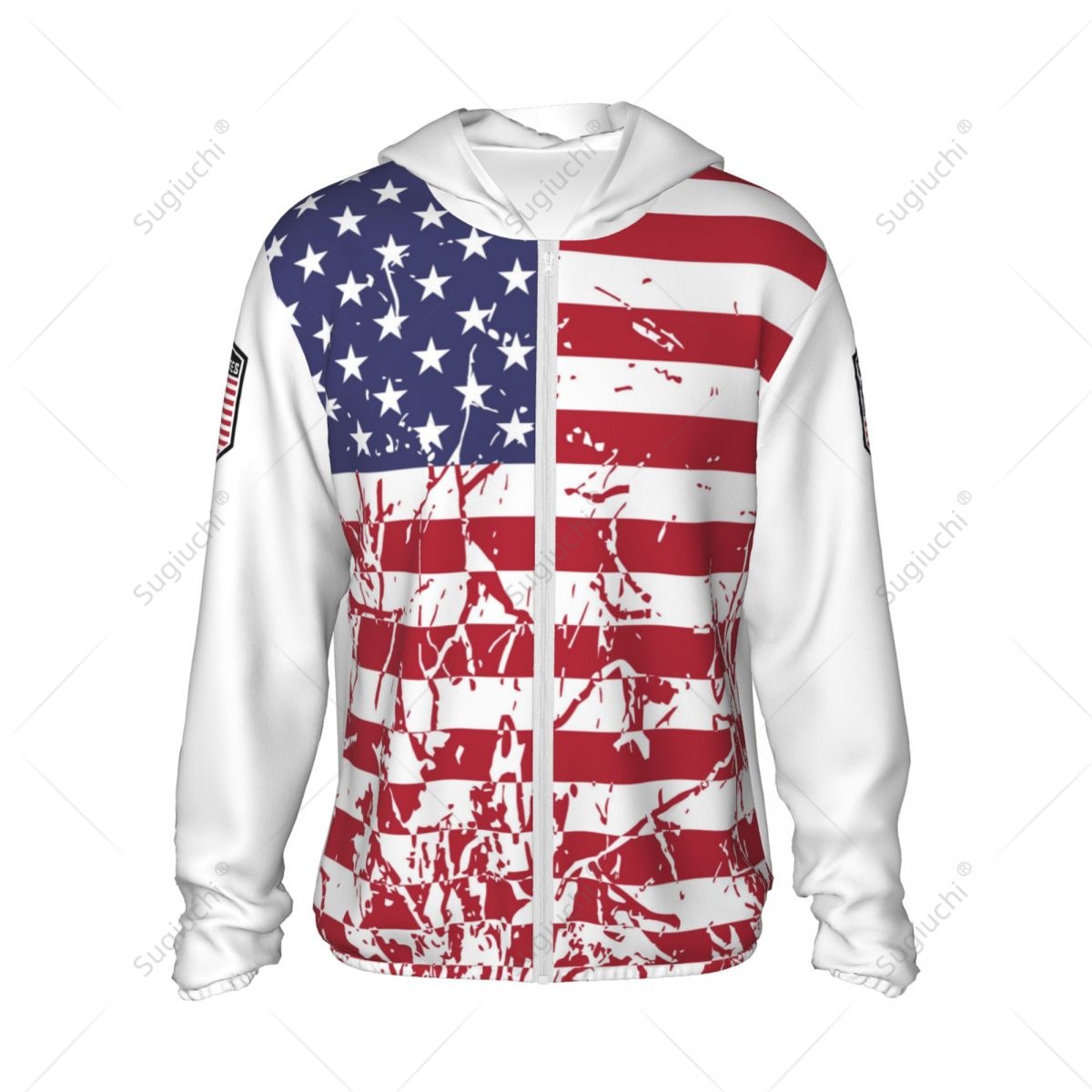 United States Flag Sun Protect - Fishing Hoodie recensie en prijs