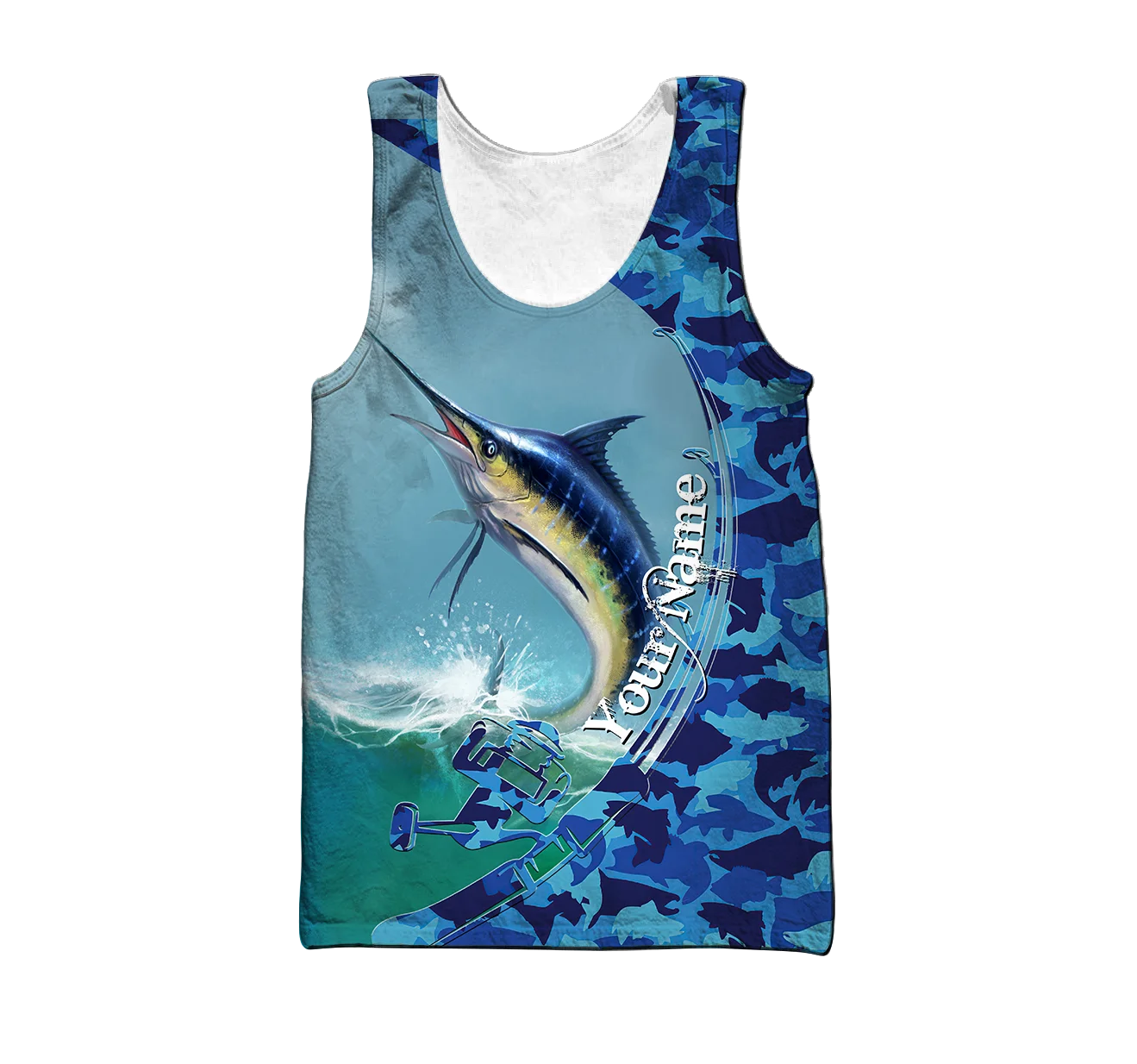Custom name Mahi mahi fishing  - Fishing Vest recensie en prijs