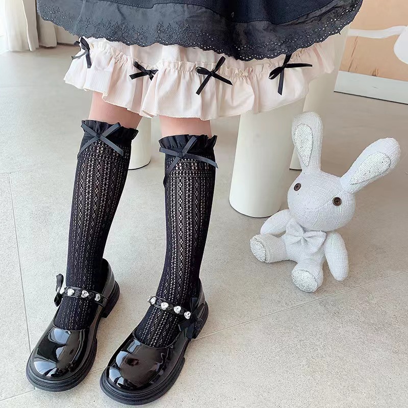 Girls Long Tube Lace Stockings - Fishing Socks recensie en prijs
