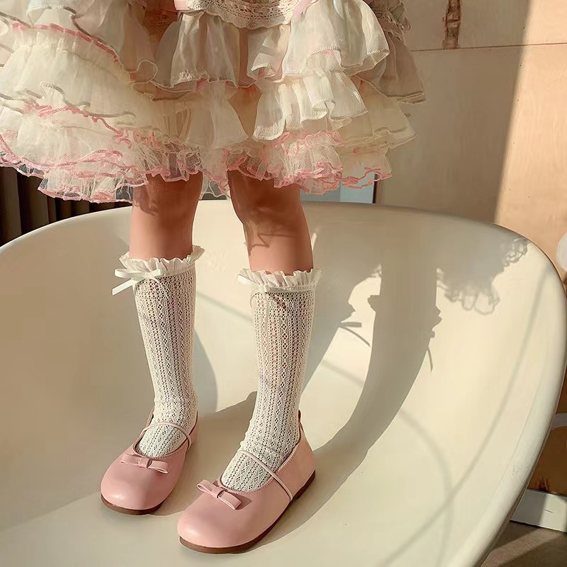 Girls Long Tube Lace Stockings - Fishing Socks recensie en prijs