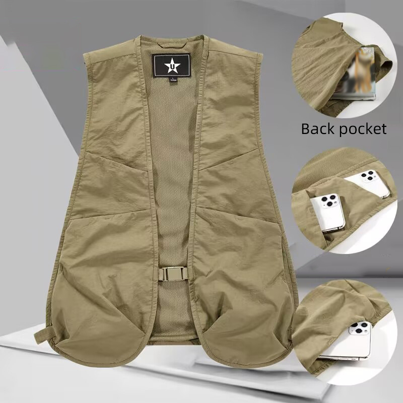 Lightweight Unisex Waistcoat V - Fishing Vest recensie en prijs
