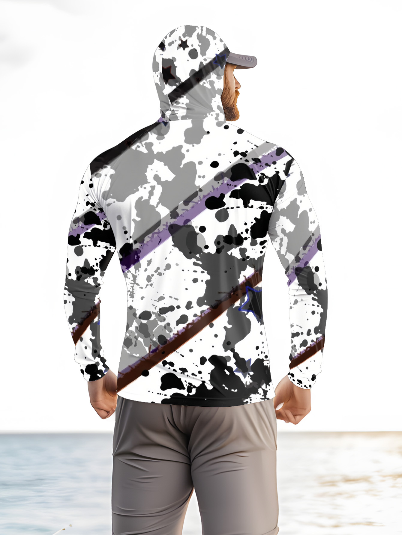 Men Hood Fishing Shirt long sl - Fishing Hoodie recensie en prijs