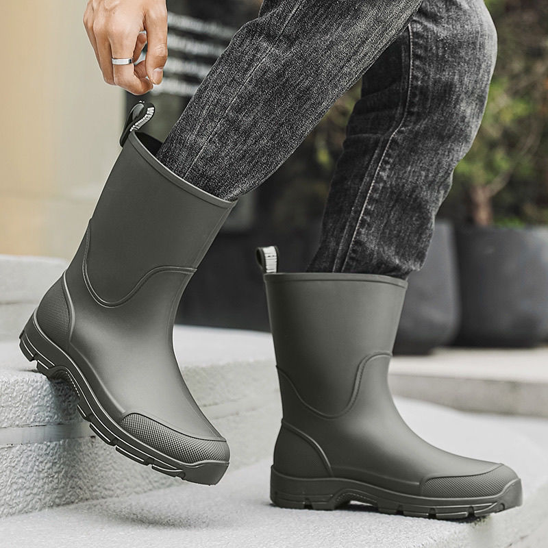 Unisex Rain Boots Fashion Mid- - Fishing Boots recensie en prijs
