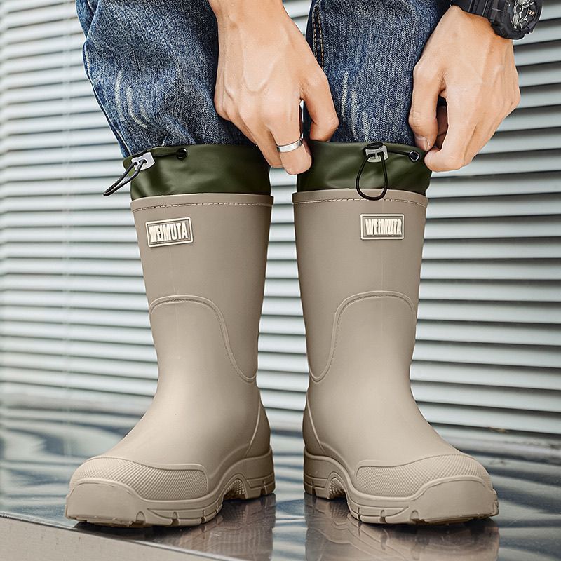 Unisex Rain Boots Fashion Mid- - Fishing Boots recensie en prijs
