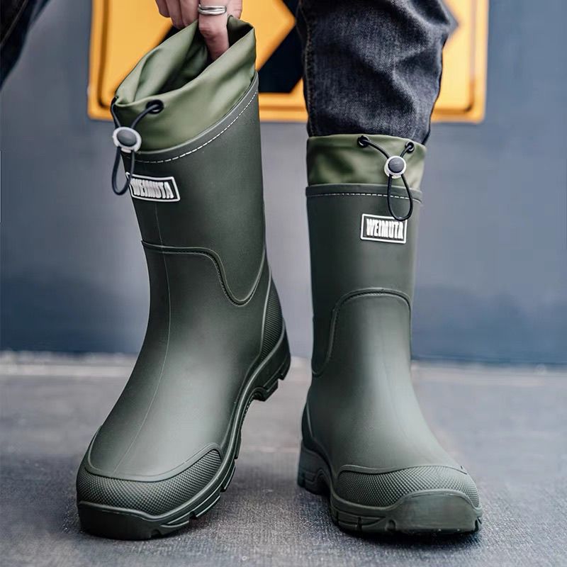 Unisex Rain Boots Fashion Mid- - Fishing Boots recensie en prijs