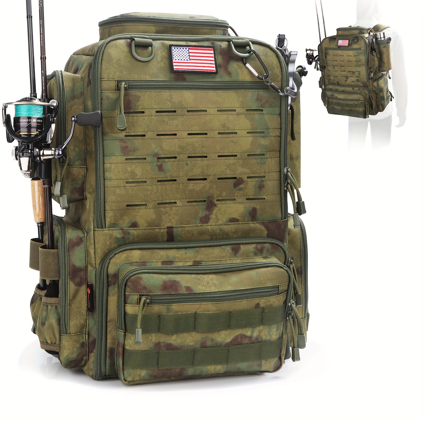 A Spacious 11.89gal Fishing Ba - Fishing Backpack recensie en prijs