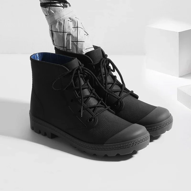 Winter Men Rain Boots Lace-up  - Fishing Boots recensie en prijs