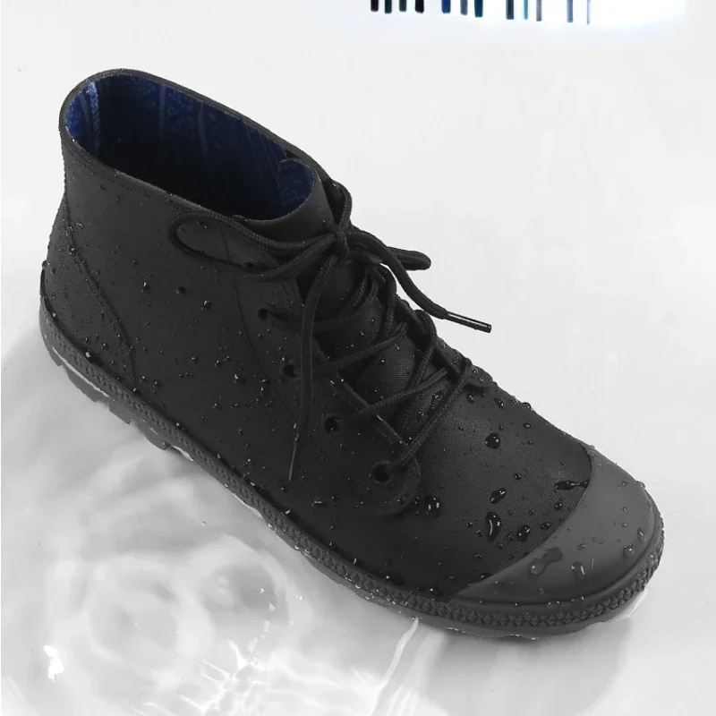 Winter Men Rain Boots Lace-up  - Fishing Boots recensie en prijs