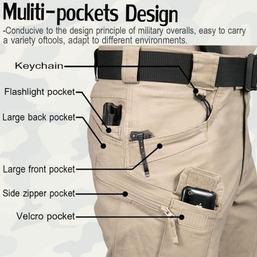 Men's Tactical Cargo Pants 6XL - Fishing Pants Waterproof recensie en prijs
