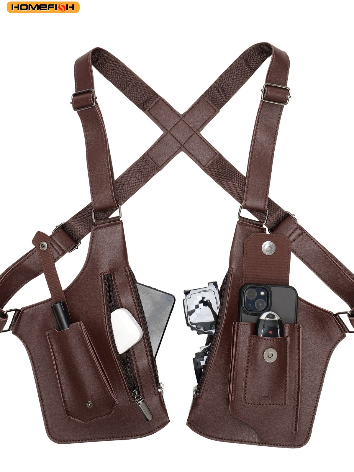 HOMEFISH Double Shoulder Strap - Fishing Bag Waterproof recensie en prijs